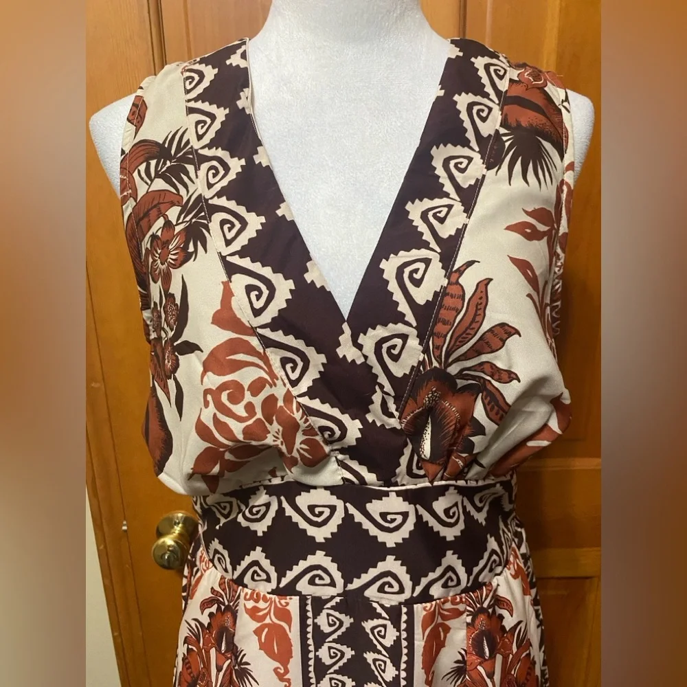 NWT Bohemian Floral Maxi Dress - Picture 4 of 5